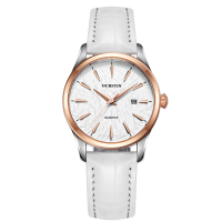 Ochstin Lq022 A Casual Style Female Wrist Watch Waterproof Leather Band Quartz Movement Watch