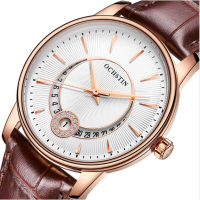 Ochstin Lq060 Fashion Rhinestones Women Quartz Watch Luxury Leather Strap Wrist Watch