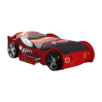 Vipack autobed Turbo Racing   rood   63x111x225 cm   Leen Bakker
