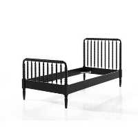 Vipack bed Alana   zwart   90x200 cm   Leen Bakker