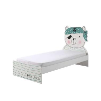 Vipack bed Pirate   wit/groen   204x121x99 cm   Leen Bakker