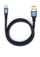Oehlbach: 2.0 USB Plus USB A naar Micro B 3,00 meter