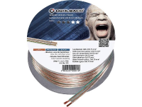 Oehlbach 201 Luidsprekerkabel 2 X 0.75 Mmâ² Transparant 10 M