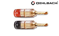 Oehlbach: Banana Solution Stekker < 6mm²   4 stuks   Goud
