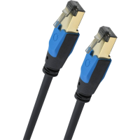Oehlbach D1C19355 RJ45 Netwerkkabel, patchkabel CAT 8.1 5.00 M Zwart 1 stuk(s)