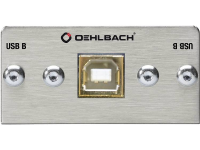 OEHLBACH PRO IN USB B NAAR USB B MULTIMEDIA INZET MET KABELBOOM