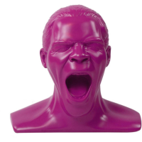 Oehlbach Scream Unlimited Plus Koptelefoonstandaard Geschikt voor (koptelefoon): On Ear koptelefoon, Over Ear koptelefoon Purper