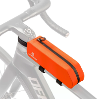 OFFBONDAGE 2L Waterproof Fietstopbuis Tas Handige Ritssluiting Grote capaciteit Fietsvoorframe Tas met Boutriem voor MTB