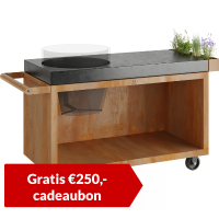 OFYR Kamado Table Corten 135 PRO Concrete BGE tafel