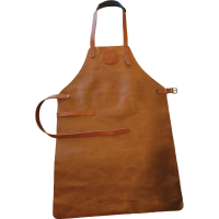 OFYR Leren Schort Bruin