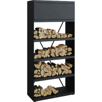 OFYR Wood Storage Black 100