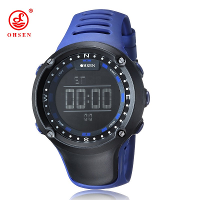 Ohsen 1510 Digital Rubber Band Alarm Stopwatch Sport Wrist Watch