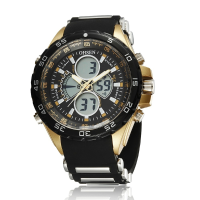 Ohsen Ad2816 Sport Day Alarm Dual Display Outdoor Men Wrist Watch