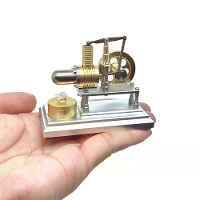 OKMO J06H Wereld's Kleinste Stirlingmotor Model Mini Horizontaal Natuurkunde Wetenschap Experimenten voor Kinderen