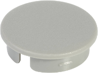 OKW A4113008 Afdekkap Grijs Geschikt voor Ronde knop 13.5 Mm 1 stuk(s)