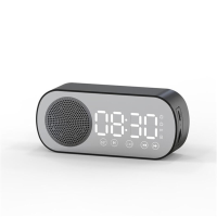 OLAF Draadloze luidspreker Bluetooth luidspreker LED display Dubbele wekker Luidsprekerondersteuning TF kaart Draagbare
