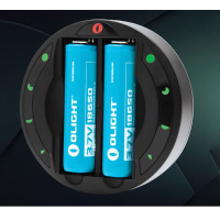 Olight 2 X 18650 3400mah Battery With Olight Omni Dok Charger