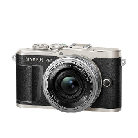 Systeemcamera Olympus E PL9 Pancake Zoom Kit 16.1 Mpix Bruin, Zilver Touch screen