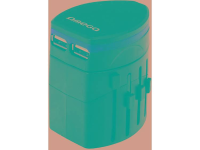 Omega Travel OTRA2 4in1 16362 USB oplader Thuis Uitgangsstroom (max.) 2000 MA 3 x USB, Netbus