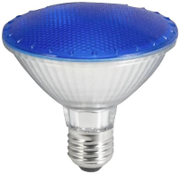Omnilux 88043030 LED lamp E27 11 W Blauw (Ø x l) 95 mm x 92 mm 1 stuk(s)