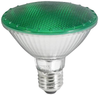 Omnilux 88043032 LED lamp E27 11 W Groen (Ø x l) 95 mm x 92 mm 1 stuk(s)