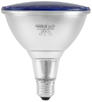 Omnilux 88081882 LED lamp E27 15 W Blauw (Ø x l) 121 mm x 135 mm 1 stuk(s)