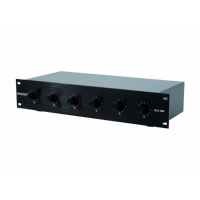 Omnitronic 6M PA volumeregelaar Zwart