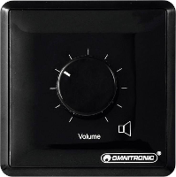 Omnitronic 80711010 Inbouw PA volumeregelaar mono Zwart