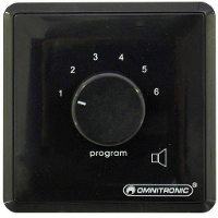 Omnitronic 80711072 Inbouw PA programmakiezer Zwart