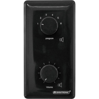 Omnitronic 80711088 Inbouw (in muur of meubel) PA programmakiezer Zwart