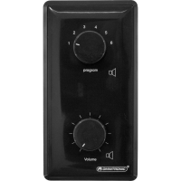Omnitronic 80711090 Inbouw (in muur of meubel) PA programmakiezer Zwart