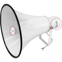 Omnitronic HR 25 Drukkamerluidspreker 50 W Wit 1 stuk(s)