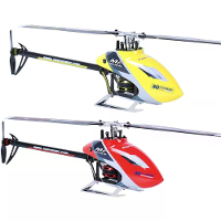 OMPHOBBY M2 EVO MK2 2.4G 6CH 3D Aerobatische Dual Brushless Motor Direct Drive RC Helikopter BNF met OFS3 Vliegcontroles