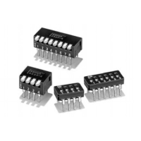 Omron A6DR 8100 DIP schakelaar Aantal polen 8 THT 1 stuk(s) Bag