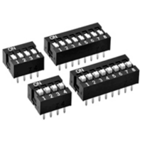 Omron A6E 3101 N DIP schakelaar Aantal polen 3 THT 1 stuk(s) Bag