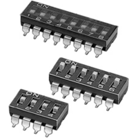 Omron A6S 9104 H DIP schakelaar Aantal polen 9 SMD 1 stuk(s) Bag