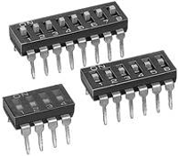 Omron A6T 8104 DIP schakelaar Aantal polen 8 THT 1 stuk(s) Bag