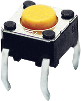 Omron B3F1002 B3F1002 Druktoets 24 V/DC 0.05 A 1x uit/(aan) Moment (l x b x h) 6 x 6 x 4.3 Mm 1 stuk(s)