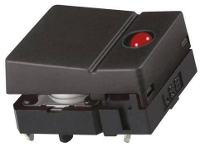Omron B3J 2100 Druktoets 24 V/DC 0.05 A Moment Rood 1 stuk(s) Bag