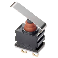 Omron D2GW AL62H Microschakelaar 13.5 V/DC 0.01 A 1x aan/(uit) 1 stuk(s) Tray