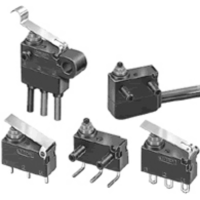 Omron D2HW BL201H Microschakelaar 12 V/DC 2 A 1x aan/(aan) 1 stuk(s) Bag