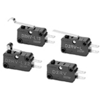 Omron D2RV LG Microschakelaar 100 V/DC 0.25 A 1x uit/(aan) 1 stuk(s) Bag