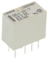 Omron G6J 2P Y DC24 Printrelais 24 V/DC 1 A 2x wisselcontact 1 stuk(s) Bag