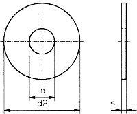 Onderlegring 6.4 Mm 18 mm Kunststof 100 stuk(s) TOOLCRAFT 6,4 D9021 POLY 194738