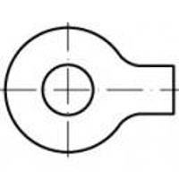 Onderlegringen met doeken 17 mm 36 mm RVS A4 10 stuk(s) TOOLCRAFT 1059961