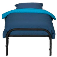 Onderschuifbed Pascal   mat antraciet   90x200 cm   Leen Bakker