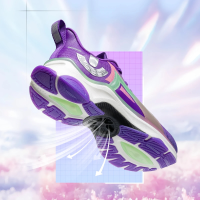 ONEMIX Kussen Joggen Sneakers Dubbele Schokdemper Zweetafvoerende Technologie Ademende Fluorescentie Lichtgewicht Hardlo