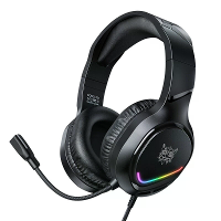ONIKUMA X31 Gaming Headset Bedrade Oortelefoon 50mm Driver Eenheid Surround Stereo Geluid RGB Licht Ademend Oorkussens U