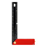 Onkel.J 300mm Metrische Aluminiumlegering Meervoudige Hoekmeetlat Vouwbare Timmermans Vierkant Compact Indelingsgereedsc