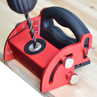 Aluminium Houtbewerking Pocket Gat Jig Schuine Gat Locator Punch locator Hout Board Splicing Installatie Tool Center Lin